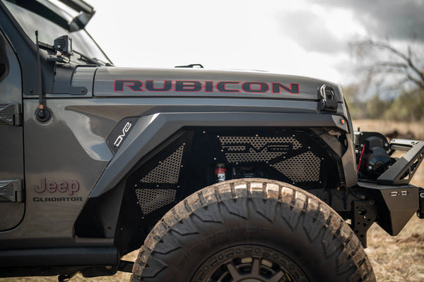 DV8 Offroad 2020 + Jeep Gladiator JT Armor Fender Flares