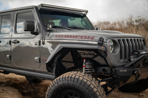 DV8 Offroad 2020 + Jeep Gladiator JT Armor Fender Flares