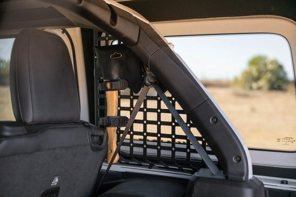 DV8 Offroad 2018 + Jeep Wrangler (JL) 4-Door Rear Window Pocketed Molle Panels