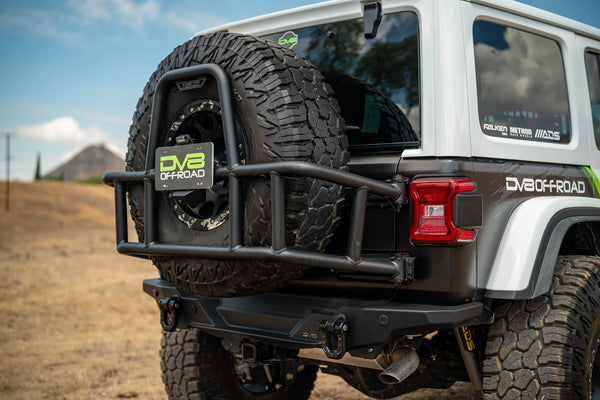 DV8 2018 + Jeep Wrangler JL Body Mounted Tire Carrier