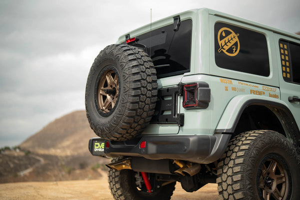 DV8 Offroad 2018 + Jeep Wrangler JL Spare Tire Carrier