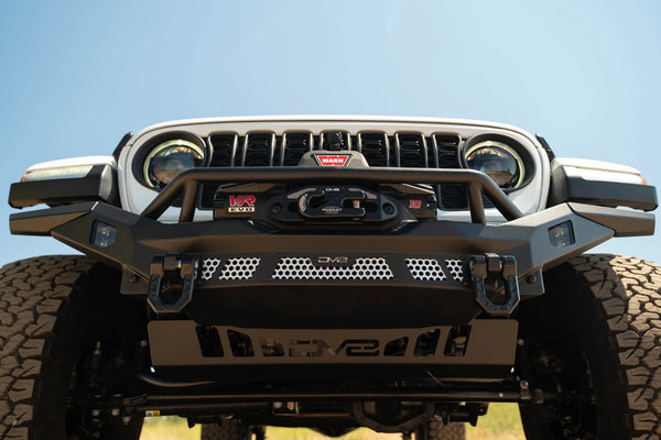 DV8 Offroad 2007 - 2018 Jeep Wrangler JK / 2018 + Wrangler JL / 2020 + Gladiator JT MTO Series Front Bumper