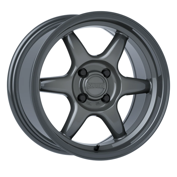 Kansei K11G Tandem 15x8in / 4x100 BP / 25mm Offset / 73.1mm Bore - Gunmetal