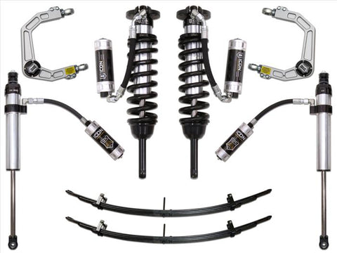 ICON 2005 - 2015 Toyota Tacoma 0-3.5in / 2016 - 2023 Toyota Tacoma 0-2.75in Stg 6 Suspension System w/Billet Uca