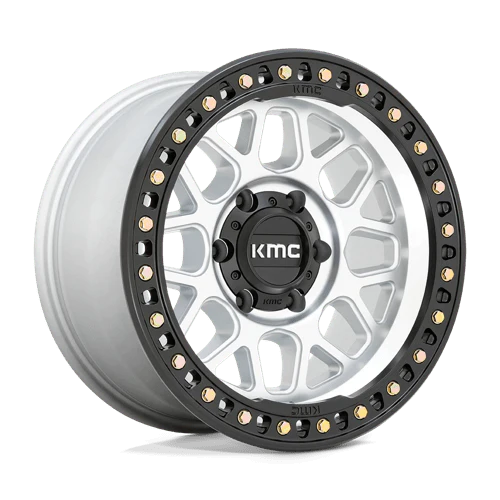 KMC KM549 GRS Machined W/ Satin Black Lip 18x8.5 0 5x127mm 71.5mm