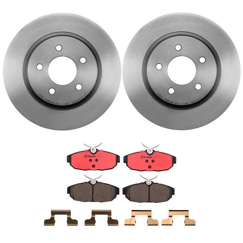 Brembo OE 2005 - 2012 Ford Mustang GT / V6 / 2007 - 2012 GT500 / 2008 - 2009 Bullitt Rear Disc Brake Kit