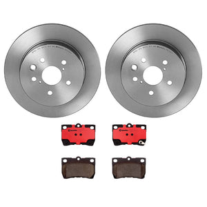 Brembo OE 2006 Lexus GS300 / 2006 - 2013 IS350 / 2006 - 2007 GS430 / 2010 - 2013 IS250 / 2007 - 2011 GS350 Rear Disc Brake Kit