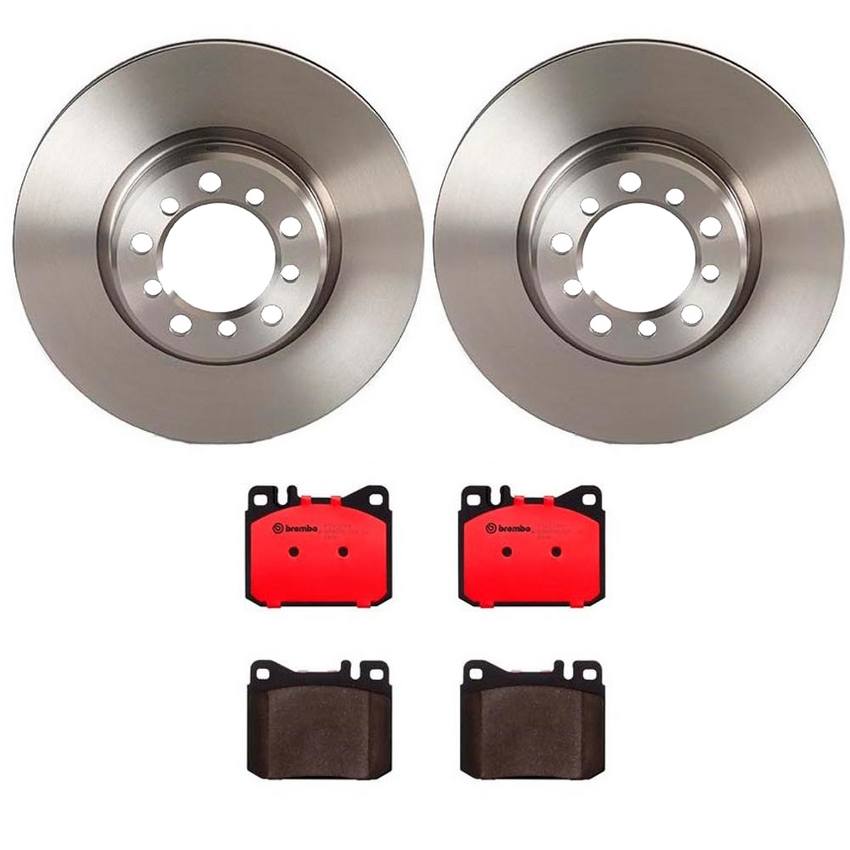 Brembo OE Front Disc Brake Kit - 1986 - 1991 Mercedes 300 / 350 / 420 / 560