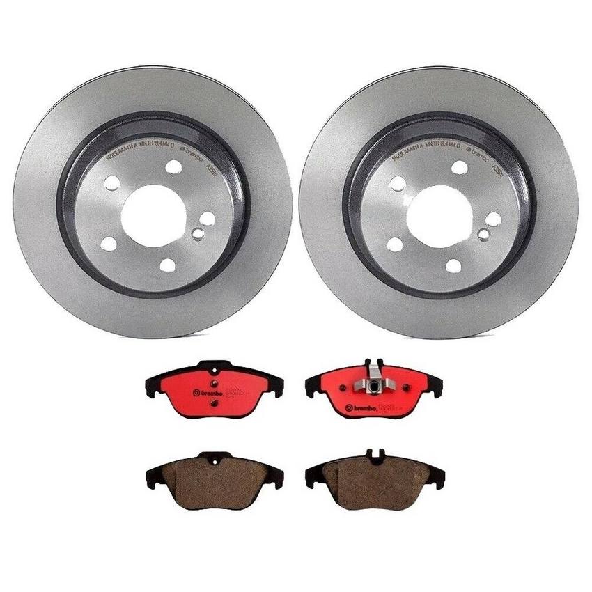 Brembo OE Rear Disc Brake Kit - Mercedes 2011 E350 / 2015 GLK250 / GLK350