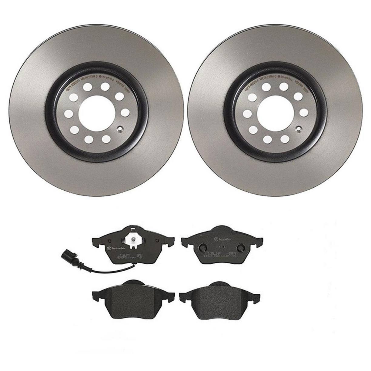 Brembo OE 2000 - 2006 Audi TT Quattro / 2002 - 2003 Volkswagen Golf GTi Front Disc Brake Kit