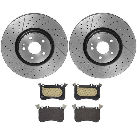 Brembo OE Front Disc Brake Kit - 2014 - 2019 Mercedes CLA45 AMG / 2015 - 2019 GLA45 AMG