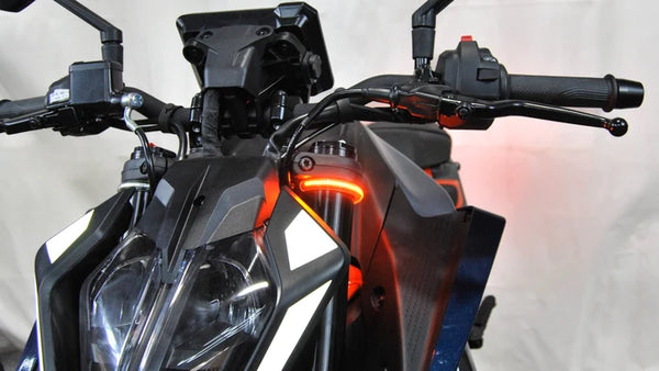 New Rage Cycles 2024+ KTM 390 Duke Front Turn Signals