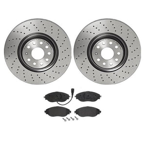 Brembo OE 2019 - 2020 Audi A3 Quattro/ 2015 - 2019 S3 Golf R / 2015 - 2021 GTI / 2019 - 2021 Jetta Front Disc Brake Kit