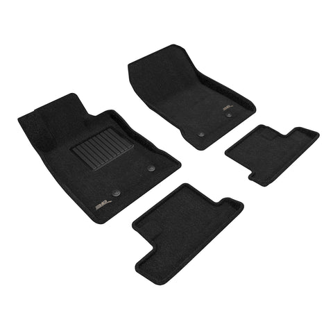 3D MAXpider 2022 + Subaru BRZ Black Front & Rear Elegant Floor Liners