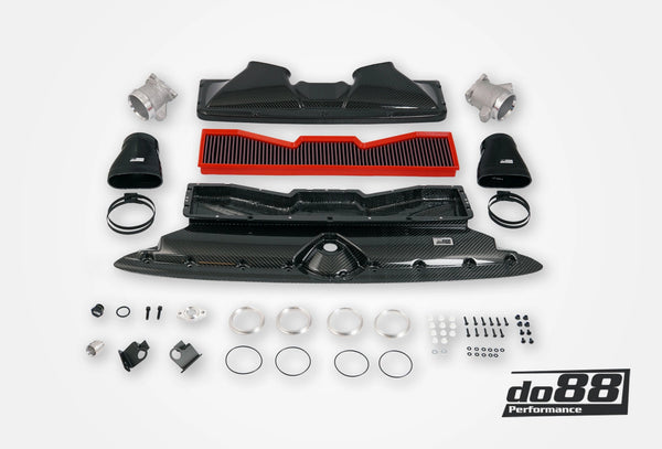 do88 2020+ Audi RS6/RS7 4.0T V8 (C8) Carbon Fiber Intake System + OE Air Straighteners