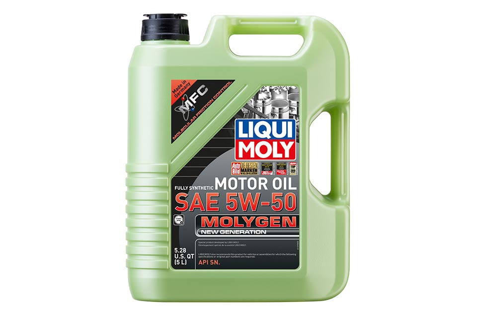 LIQUI MOLY 5L Molygen New Generation Motor Oil SAE 5W50 ( 4 Pack )