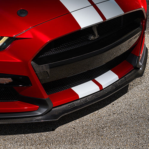 Ford Racing 2020 - 2022 Mustang GT500 / 2018 - 2023 Mustang Carbon Fiber Front Splitter Kit