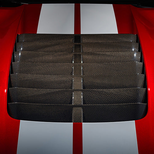 Ford Racing 2020 - 2022 Mustang GT500 Carbon Fiber Hood Vent Kit