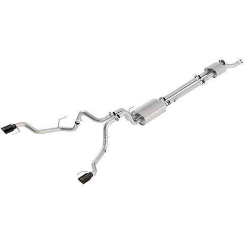 Ford Racing 2017 - 2020 Ford F-150 Raptor 3.5L Touring Cat-Back Exhaust System w/ Black Tips