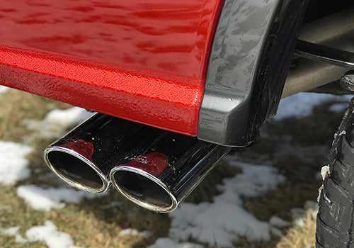 Ford Racing 2019 - 2023 Ranger 2.3L Ecoboost Side Exit Cat-Back Exhaust System w/ Dual Chrome Tips