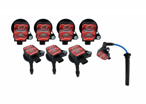 Granatelli 2018 - 2023 Ford 5.0L 4V Hot Street Coil-On-Plug Wire Conn Kit w/Coil Packs (50K Volts)