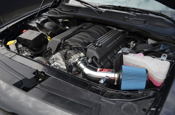 Injen 2011 - 2021 Dodge Challenger / Charger SRT-8 6.4L V8 Wrinkle Black Power-Flow Short Ram Intake