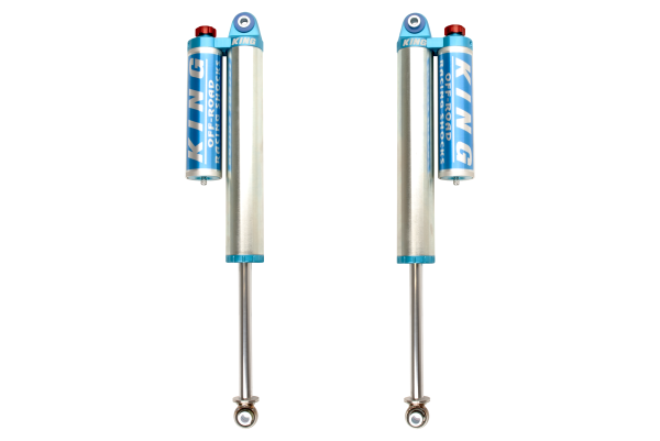 King Shocks 2011+ Chevrolet Silverado 2500/3500/HD Rear 2.5 Dia Piggyback Res Shock w/Adj (Pair)