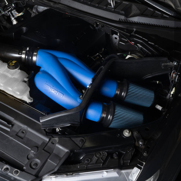 Injen 2015 - 2025 Ford F-150 / Raptor / Expedition / Navigator V6-3.5L Twin Turbo PF Cold Air Intake System - Race Blue