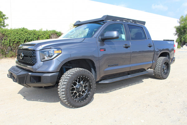 Go Rhino 2016 - 2021 Toyota Tundra CrewMax Ceros Low Profile Roof Rack - Tex. Blk