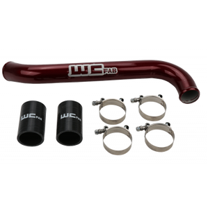 Wehrli 2017 - 2019 Chevrolet 6.6L L5P Duramax Upper Coolant Pipe - WCFab Red / Grey