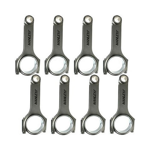 Manley Ford 4.6L / 5.0L H Tuff Series Connecting Rod Set w/ ARP 2000 Bolts