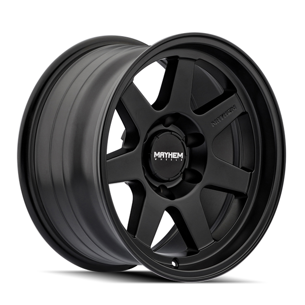 Mayhem 8307 Convoy 17x9 / 6x139.7 BP / -6mm Offset / 106mm Hub Satin Black Wheel