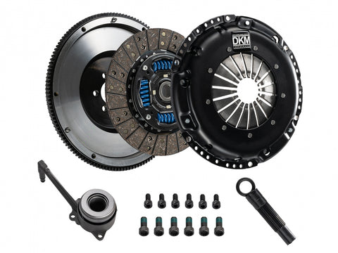 DKM Clutch 2008-2010 Volkswagen Passat TSI / 2008-2013 Audi A3 TSI 8 Bolt Motor Sprung Organic MB Clutch Kit w/Steel Flywheel