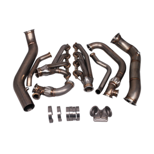 CXRacing Turbo Header Kit - 2005 - 2013 Chevrolet Corvette C6 - Include Headers / Cross Pipe / Downpipe and Wastegate Dump