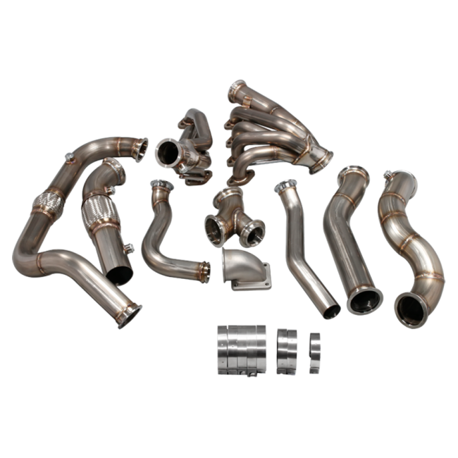 CXRacing Turbo Manifold/Header Kit for 10th Gen 1997-2003 Ford F150 4.6L V8 NA-T