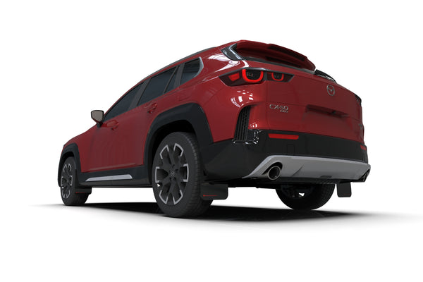 Rally Armor - 2023 + Mazda CX-50 Black UR Mud Flap W/Red Logo (Will Not Fit CX-5)