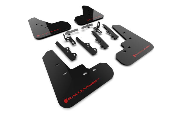 Rally Armor 2025+ Kia K4 Black Mud Flap Red Logo