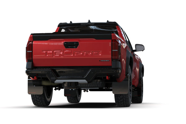 Rally Armor 2024 + Toyota Tacoma Black UR Mud Flap w/ Red Logo