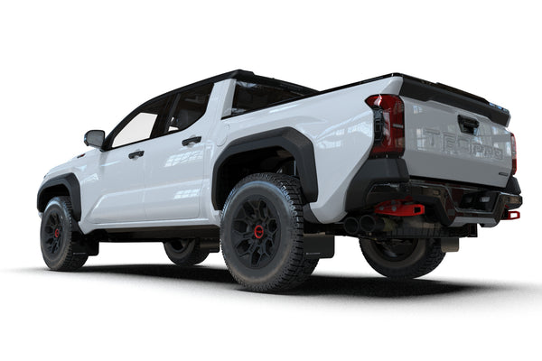 Rally Armor 2024 + Toyota Tacoma Black UR Mud Flap w/ White Logo