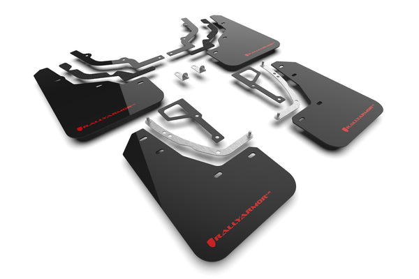 Rally Armor 2025 + Hyundai Ioniq 5 N Black Mud Flap w/ Red Logo