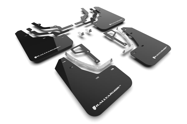 Rally Armor 2025 + Hyundai Ioniq 5 N Black Mud Flap w/ White Logo