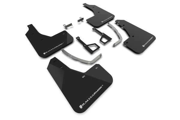 Rally Armor 2025 + Hyundai Ioniq 5 XRT Black Mud Flap White Logo