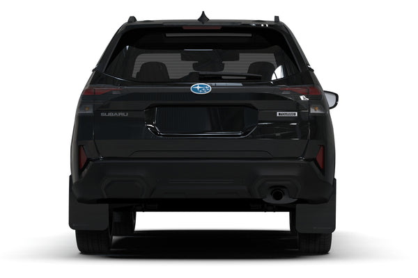 Rally Armor 2025 + Subaru Forester Black UR Mud Flap w/Metallic Black Logo