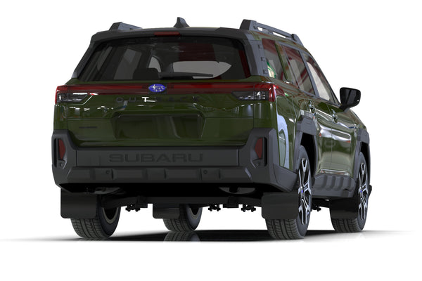 Rally Armor 2026 Subaru Outback + (Incl. Wilderness) Black Mud Flap - Metallic Black Logo