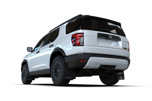 Rally Armor 2026 + Honda Passport Black UR Mudflap - White Logo