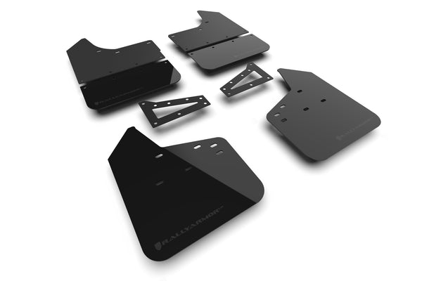 Rally Armor 2023 + Chevy Colorado ZR2 Black Mud Flap - Metallic Black Logo