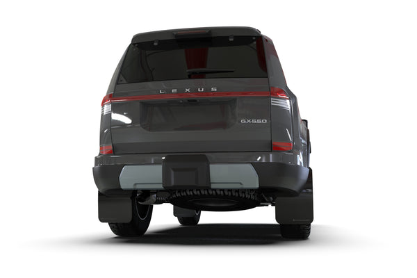 Rally Armor 2024+ Lexus GX550 Overtrail Black UR Mud Flap Metallic Black Logo