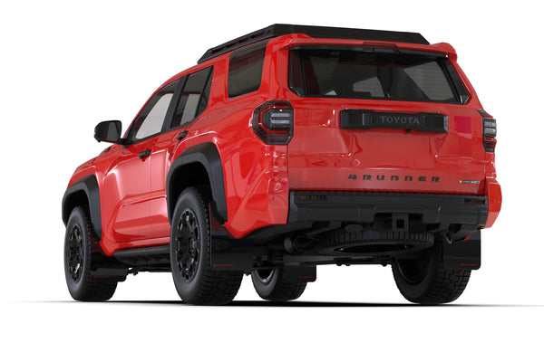 Rally Armor 2025+ Toyota 4Runner Off-Road & Trailhunter Black UR Mud Flap w/ Red Logo