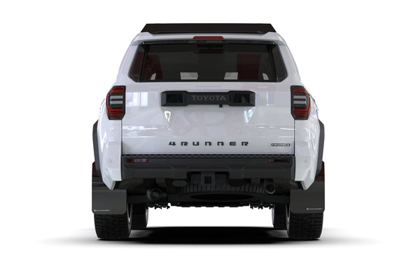 Rally Armor 2025+ Toyota 4Runner Off-Road & Trailhunter Black UR Mud Flap w/ White Logo