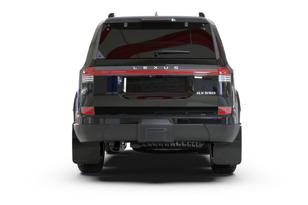 Rally Armor 2024 + Lexus GX 550 Luxury / Premium Black UR Mud Flap - Metallic Black Logo